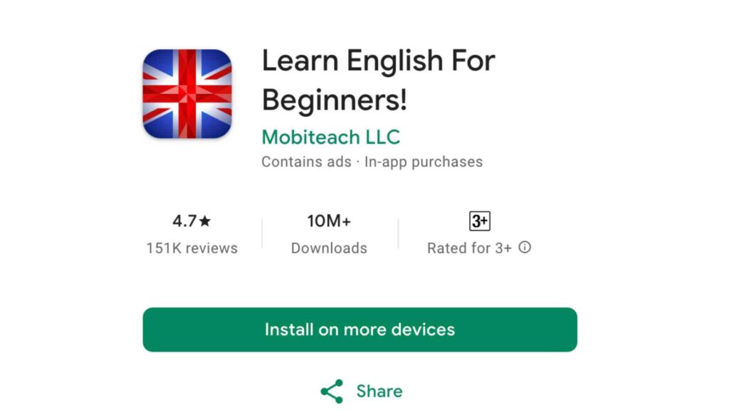 aplikasi bahasa inggris pemula learn english for beginner